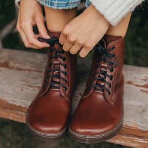 Peerko Barefoot Boots- Cognac